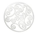 DUR vari Einleger Curl gewölbt, Silber, round M