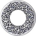 DUR vari Einleger Ornament, silber, round M