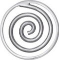 DUR vari Einleger Spiral, silber, round S