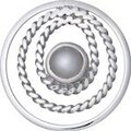 DUR vari Einleger Cordon Perle, silber, round S