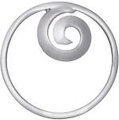 DUR vari Einleger Curl, silber, round S