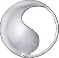 DUR vari Einleger Ying Yang, silber, round S