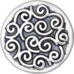 DUR vari Einleger Ornament, silber, round S