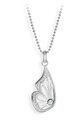 Heartbreaker Schmuck Kette butterfly, Topas/Zirkonia, M