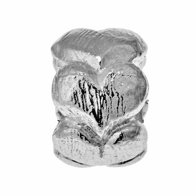 Lovelinks Bead Loveable, Herzen, Silber