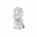 Lovelinks Bead Bright Star, Silber/Emaille, creme-weiß