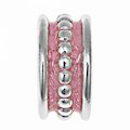 Lovelinks Bead Pearly Pink, Perlenstrang Emaille rosa