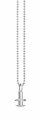 Lovelinks Collier silber, schlicht, 45cm