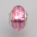 Muranoglas pink meliert 