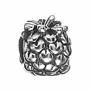 Petite Bead Ananas, silber