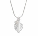 Sim Schmuck Kette Art Deko, Perle, Silber