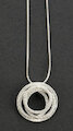 sim Schmuck Kette Swirl M, Silber