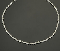 Sim Schmuck Kette Emma's Drops, Silber