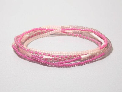 Unik Collection Flexkette Wickelarmband multi pink